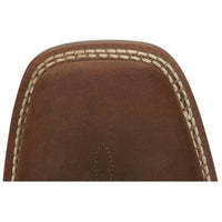 Justin Mens Big News Brown Cowhide Square Toe Boot