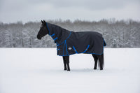 Nordic Star Turnout - 1200D - 200G - Detach-A-Neck - Black/Royal Blue Binding