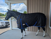 Nordic Star Turnout - 1200D - 200G - Detach-A-Neck - Black/Royal Blue Binding