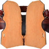 MARTHA JOSEY REDWOOD ROUGH OUT BARREL SADDLE - 14.5" CHESTNUT WIDE TREE