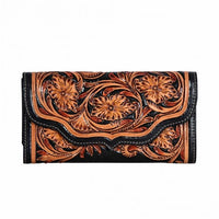 MYRA DORADO RANCH HAND TOOLED WALLET