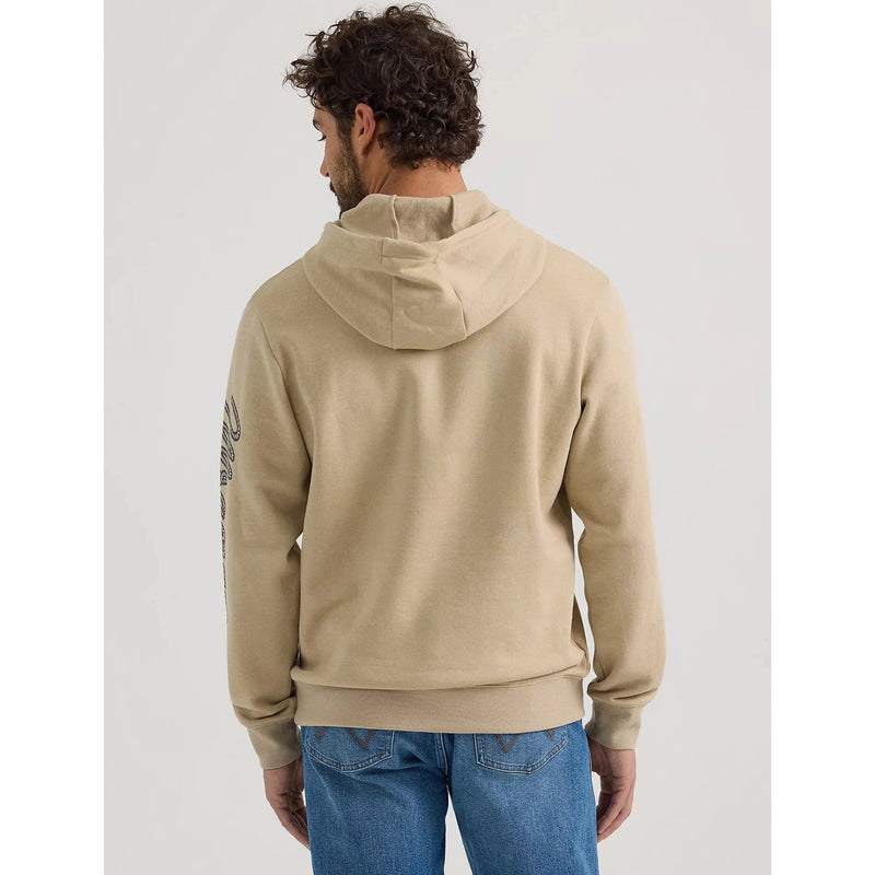 WRANGLER MENS PULLOVER HOODIE - TRENCH COAT