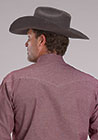 ROPER MENS AMARILLO MINI CHECK SHIRT - WINE
