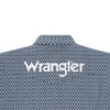 WRANGLER MENS LOGO SHIRT - NAVY GEO