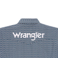 WRANGLER MENS LOGO SHIRT - NAVY GEO