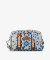WRANGLER AZTEC DUAL SIDED PRINT CROSSBODY PURSE