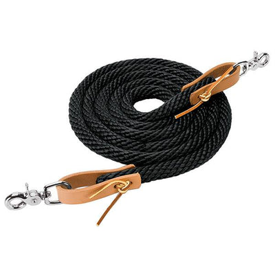 WEAVER LEATHER 3/8" x 8' ROPING REIN