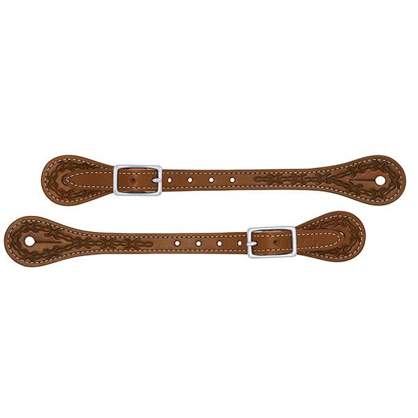 WEAVER LEATHER BARBED WIRE SPUR STRAPS