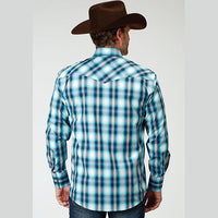 ROPER MENS COOL BREEZE PLAID SHIRT