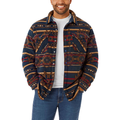 SURCHEMISE DOUBLÉE EN SHERPA POUR HOMME 