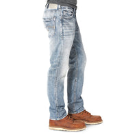 SILVER MENS EDDIE ATHLETIC TAPERED LEG - LIGHT DENIM