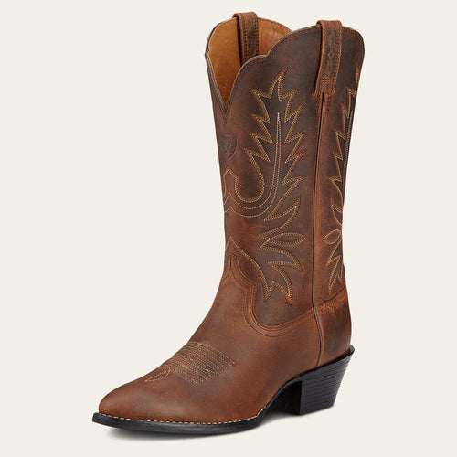 ARIAT WOMENS HERITAGE R-TOE WESTERN BOOT