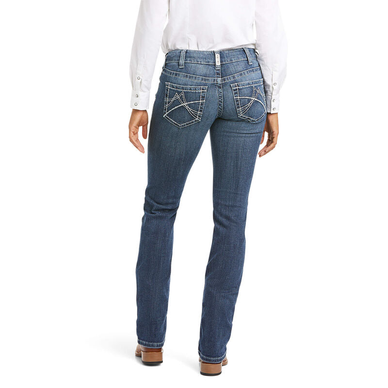 ARIAT WOMENS R.E.A.L ARROW GIANNA STRAIGHT JEANS - STRYKER