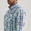 WRANGLER MENS LOGO SHIRT - LARK PLAID