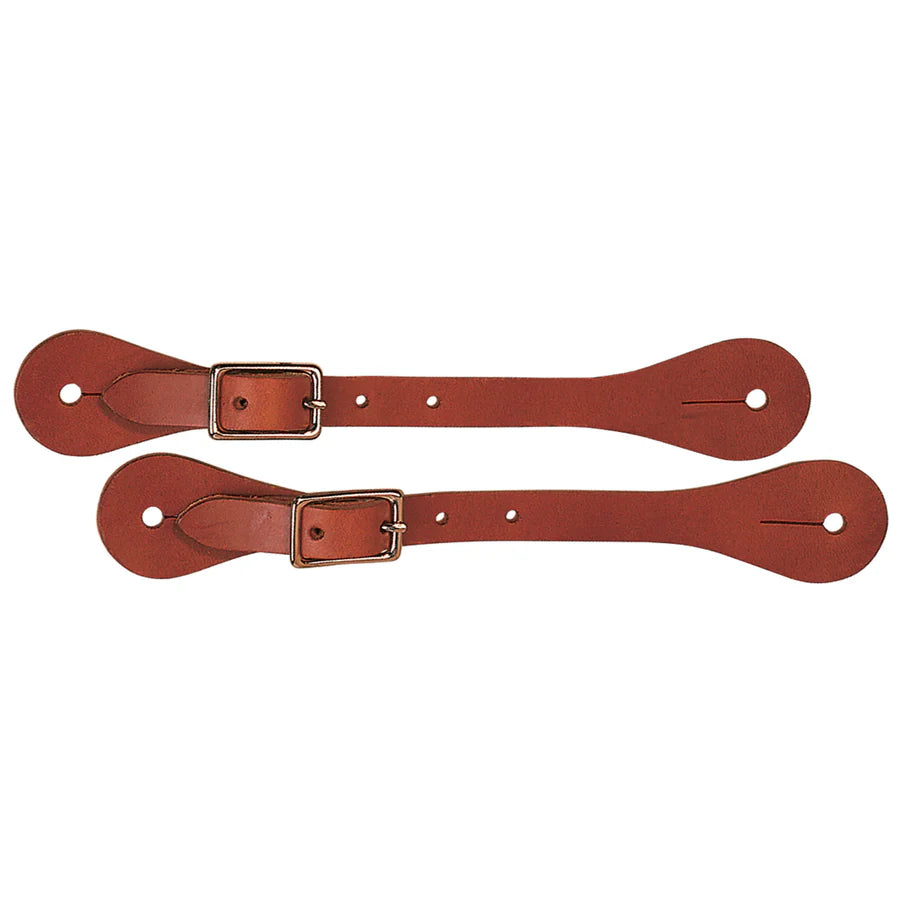 Weaver Leather Womens Single-Ply Spur Straps - Russet