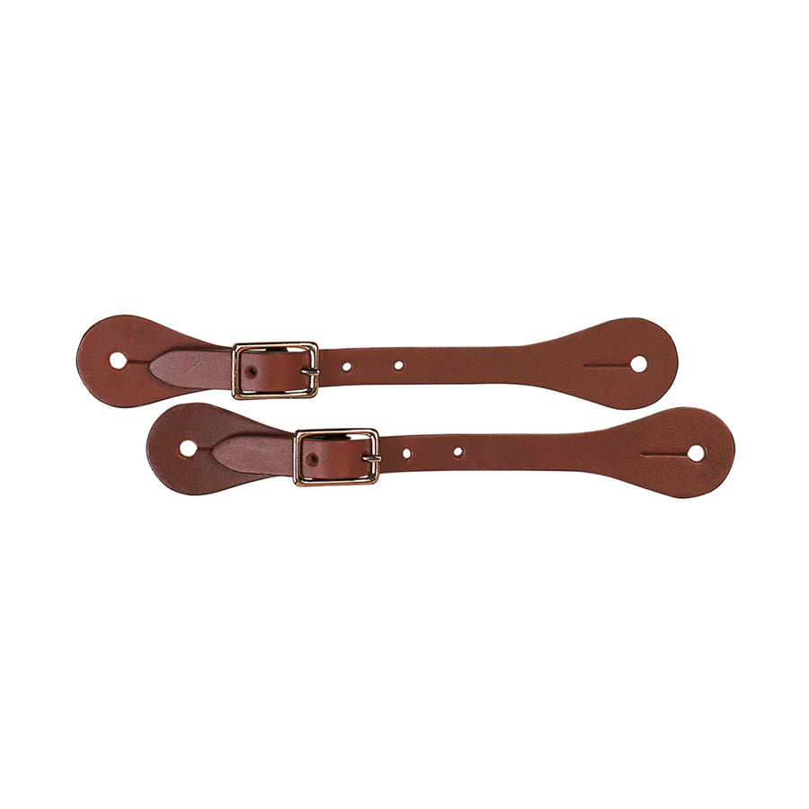 Weaver Leather Womens Single-Ply Spur Straps - Rich Brown