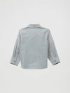 WRANGLER BOYS PRINT SNAP SHIRT -  PEACOCK