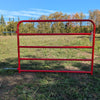 6 ' Border Gates Red 5-Bar