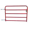 6 ' Border Gates Red 5-Bar