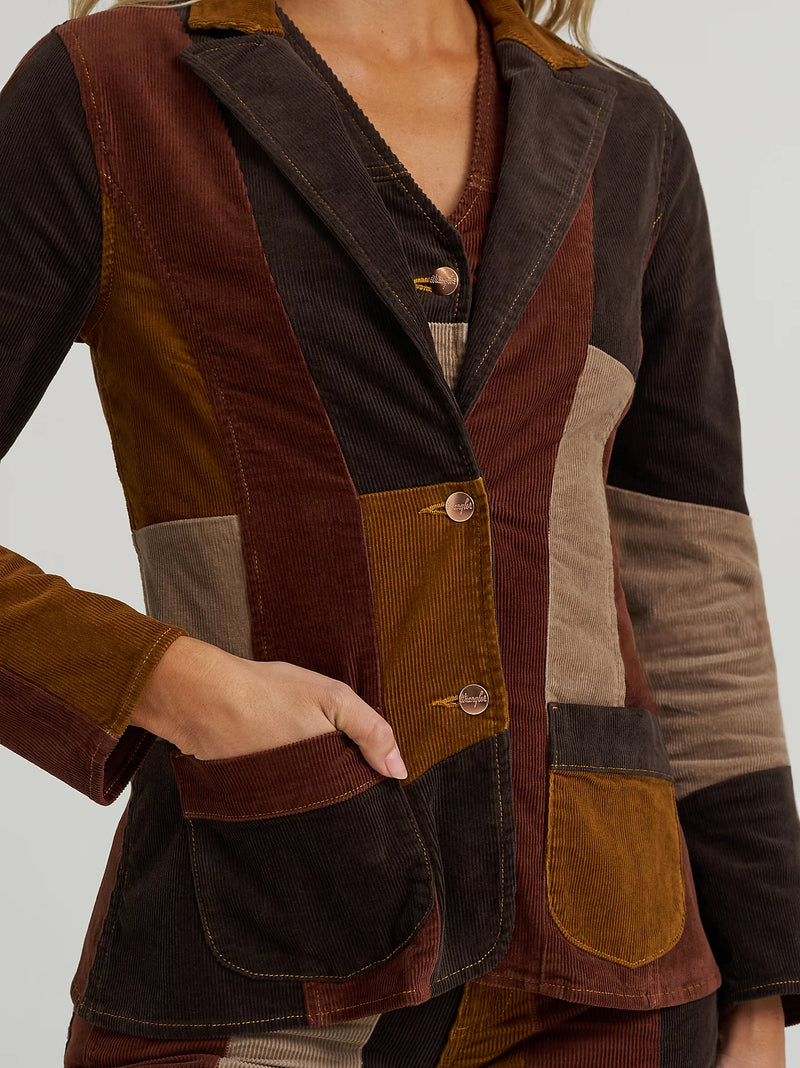 WRANGLER X LAINEY WILSON PATCHWORK BLAZER - CORDUROY
