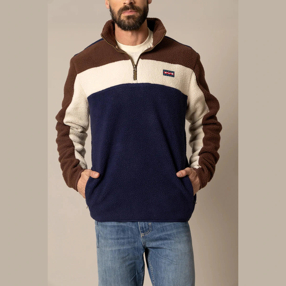 KIMES RANCH MENS JMJ QUARTER ZIP FLEECE