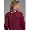 ROPER WOMENS PRINTED COWL NECK SHIRT