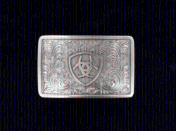 ARIAT RECTANGLE LOGO BUCKLE