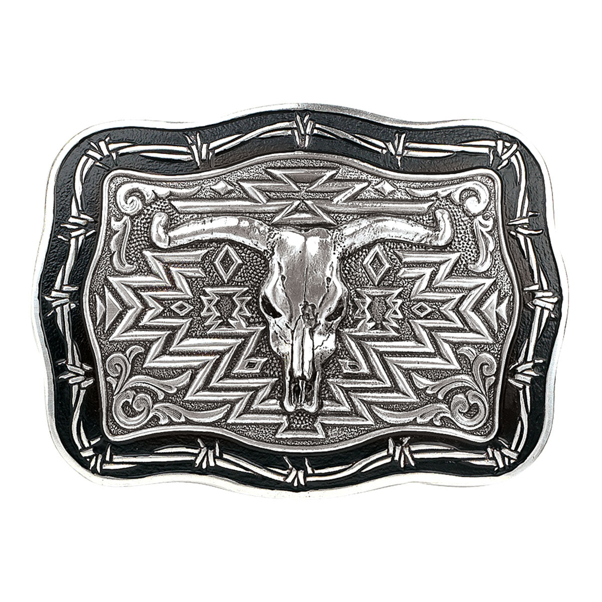 Crumrine Vintage Steer Skull Buckle