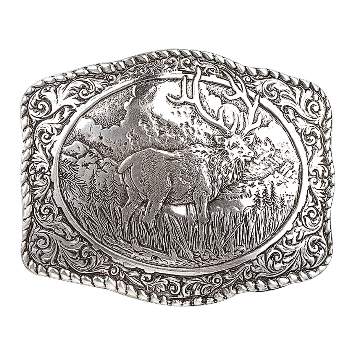 Crumrine Vintage Elk Buckle
