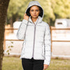 HORZE WOMENS REFLECTIVE PADDED JACKET - REFLECTIVE SILVER