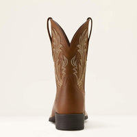 ARIAT WOMENS ROUND UP FILLY WIDE SQUARE TOE WESTERN BOOT