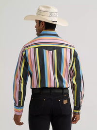 2026 - WRANGLER MENS VINTAGE -INSPIRED BRUSHPOPPER WESTERN SNAP SHIRT