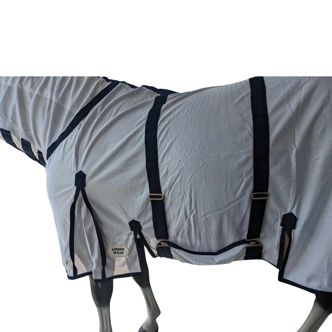 FLY SHEET WITH COMBO NECK AND BELLY BAND - NAVY OR GREEN BINDING
