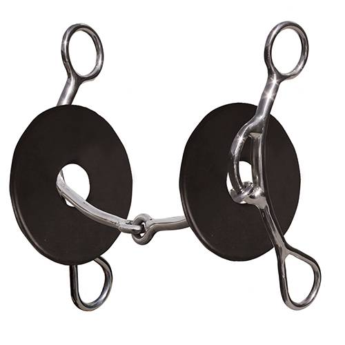 BRITTANY 5" SHANK SMOOTH SNAFFLE GAG