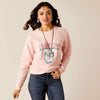 ARIAT WOMENS COLLEGE SWEATSHIRT