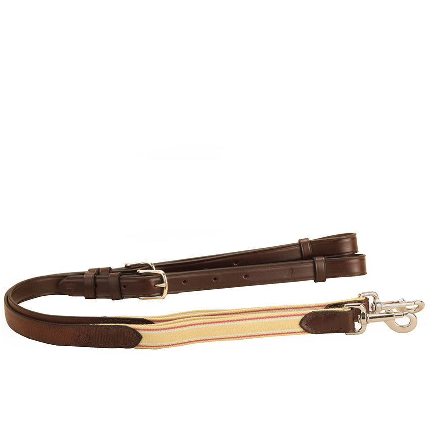 Tory Leather Elastic Side ReinS - HAVANNA