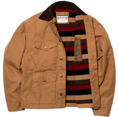 SCHAEFER MENS BLANKET LINED VINTAGE BRUSH JACKET