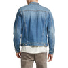 SILVER MENS BASIC DENIM JACKET