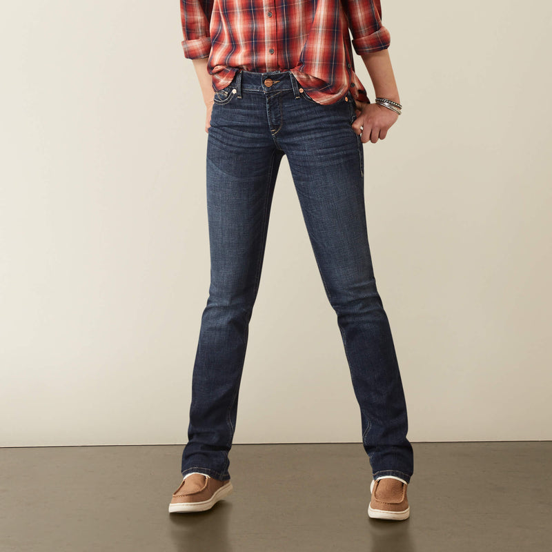 ARIAT R.E.A.L PERFECT RISE AUBREE STRAIGHT JEAN - MISSOURI