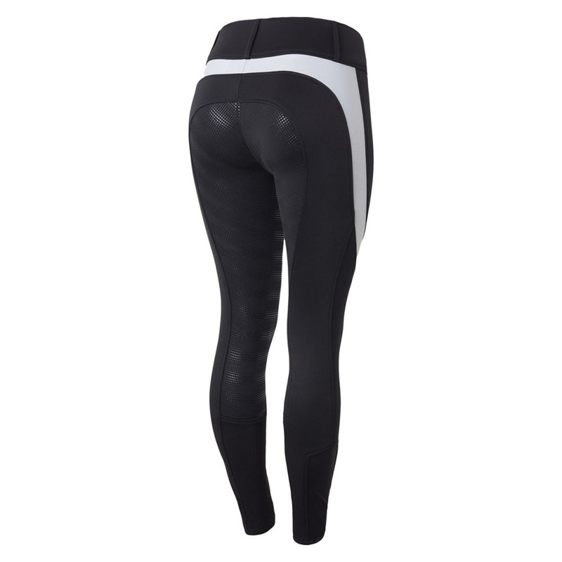 HORZE WOMENS REFLECTIVE WINTER BREECH - BLACK