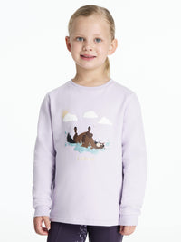 LEMIEUX MINI POPPY LONG SLEEVE TOP - LILAC