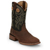 JUSTIN MENS BIG NEWS BROWN COWHIDE WESTERN BOOT