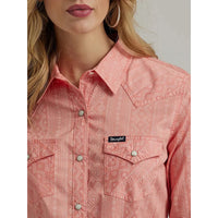 WRANGLER WOMENS ALL OCCASION SNAP SHIRT - DESERT FLOWER