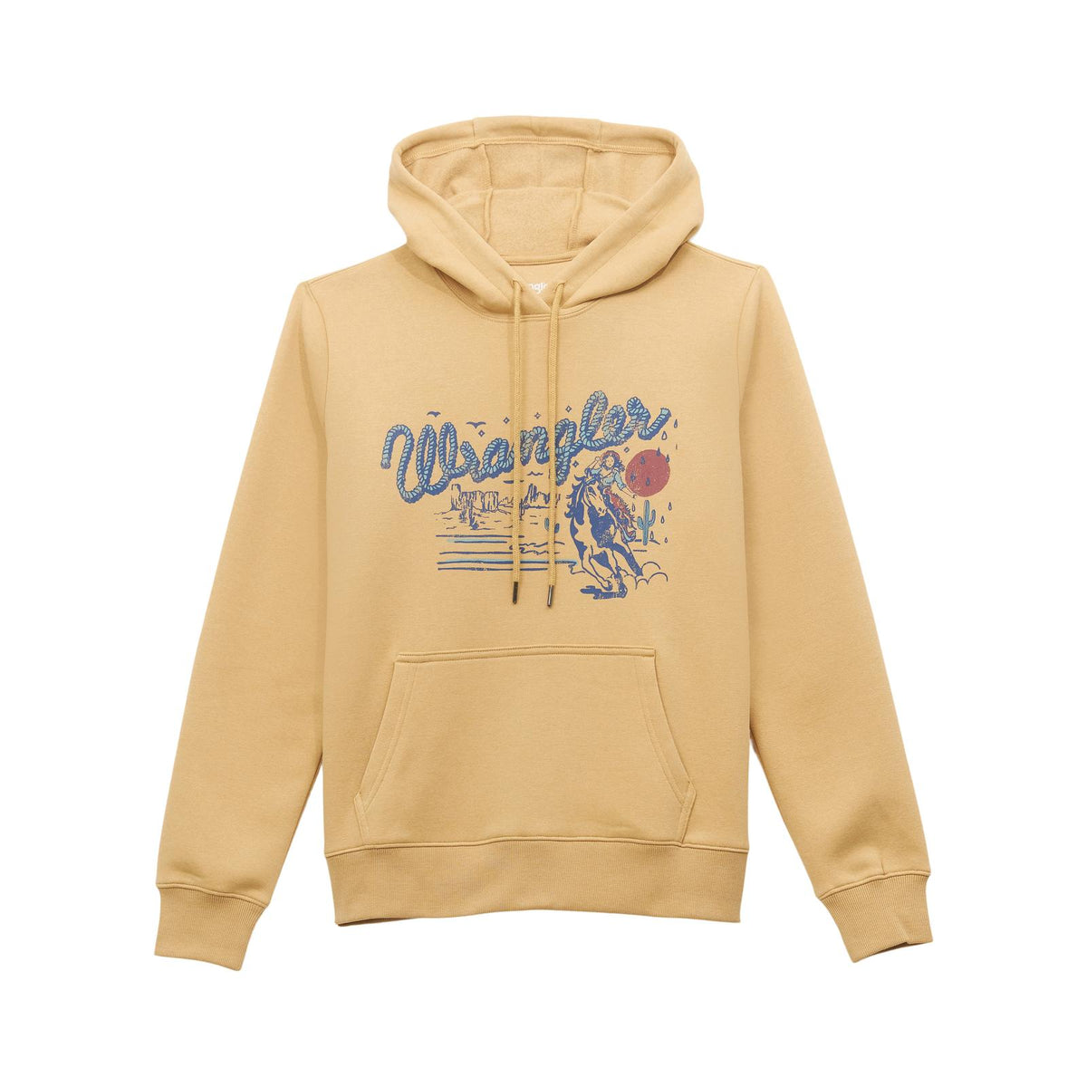 WRANGLER WOMENS GRAPHIC HOODIE - CROISSANT