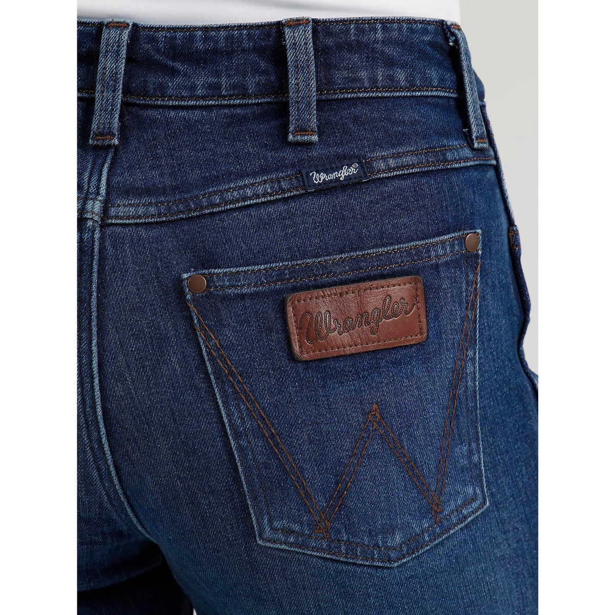 WRANGLER WOMENS RETRO BAILEY HIGH RISE - DARK DENIM(ISLA)