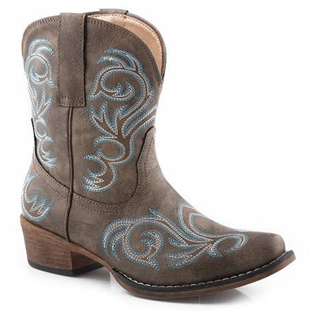 ROPER WOMENS RILEY SHORTY WESTERN BOOT