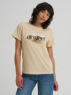 WRANGLER WOMENS WESTERN GRAPHIC TEE - BISCOTTI