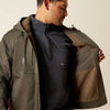 ARIAT MENS REBAR DURACANVAS JACKET - EARTH