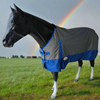 NORDIC STAR RAIN SHEET - 1200D - 50G POLY FIL - GREY/ROYAL BLUE