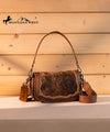 MONTANA WEST GENIUNE HAIR-ON COWHIDE SHOULDER BAG